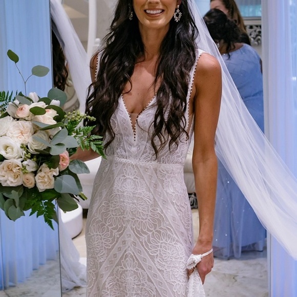 Rish Bridal Noa Wedding Dress Gown, Rish sz 1, US sz 4 - Picture 11 of 15